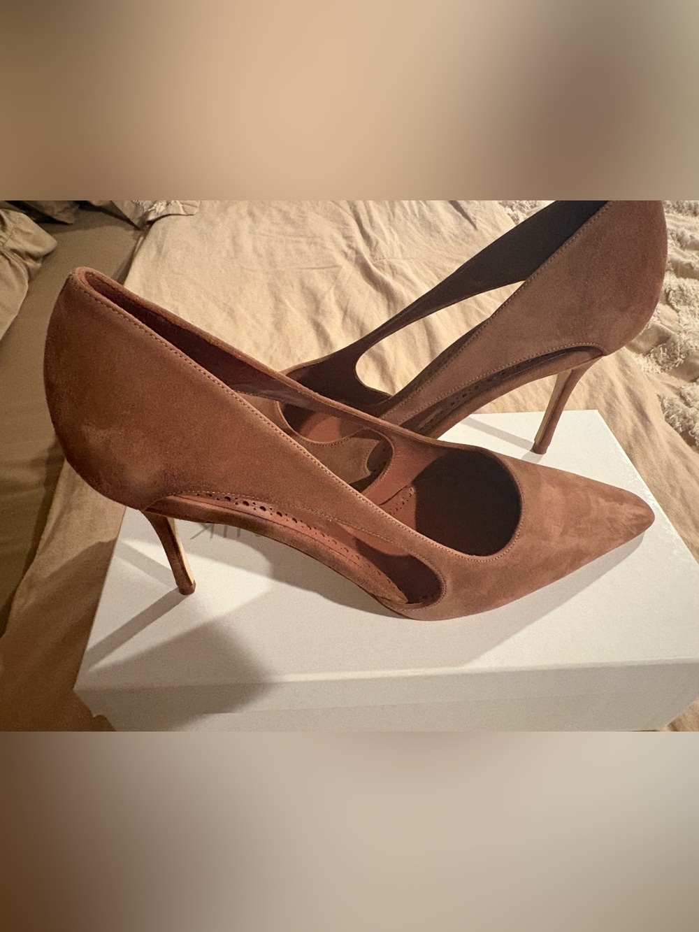 Women's Suede Pointed-Toe Stiletto Pumps NEW